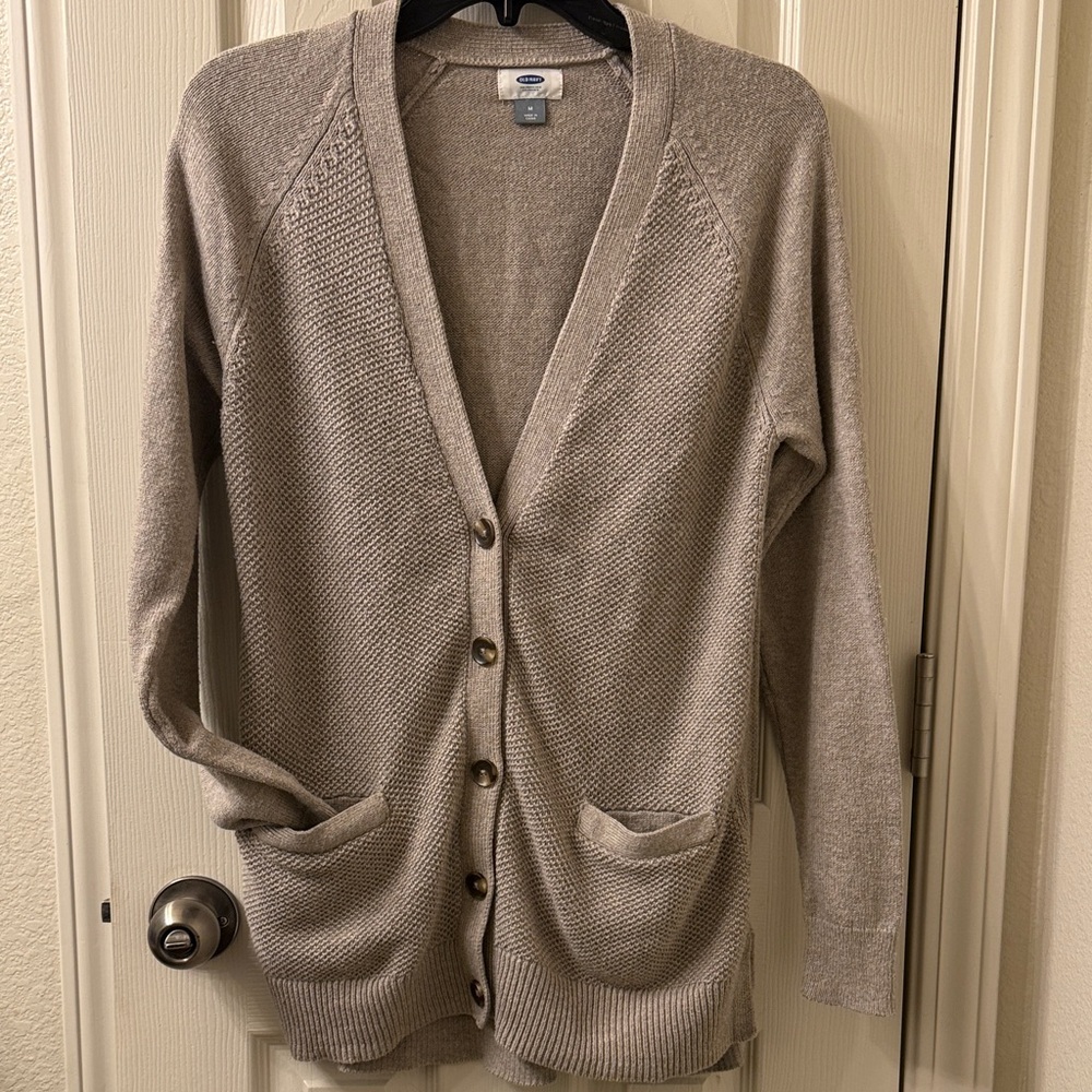 Old Navy Women's Tan Cardigan Sweater